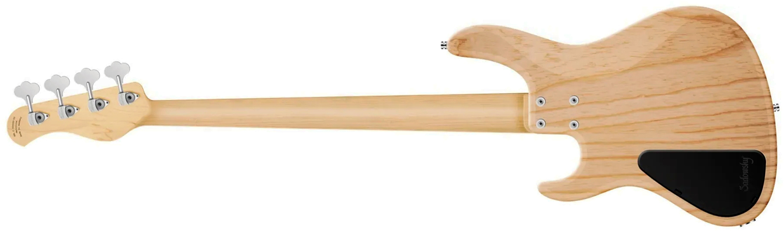 Sadowsky Modern Bass 24 Fret Ash 4c Metroline All Active Mn - Natural Transparent Satin - Solid body electric bass - Variation 1