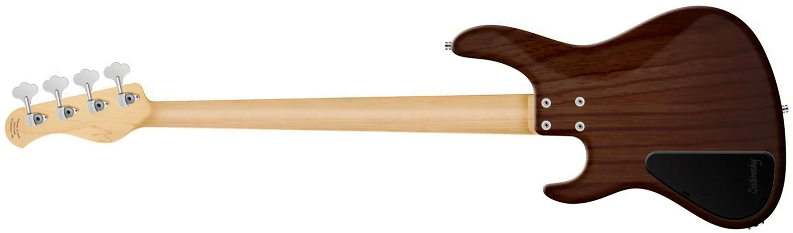 Sadowsky Modern Bass 24 Fret Ash 4c Metroline All Active Mn - Antique Tobacco Transparent Satin - Solid body electric bass - Variation 1