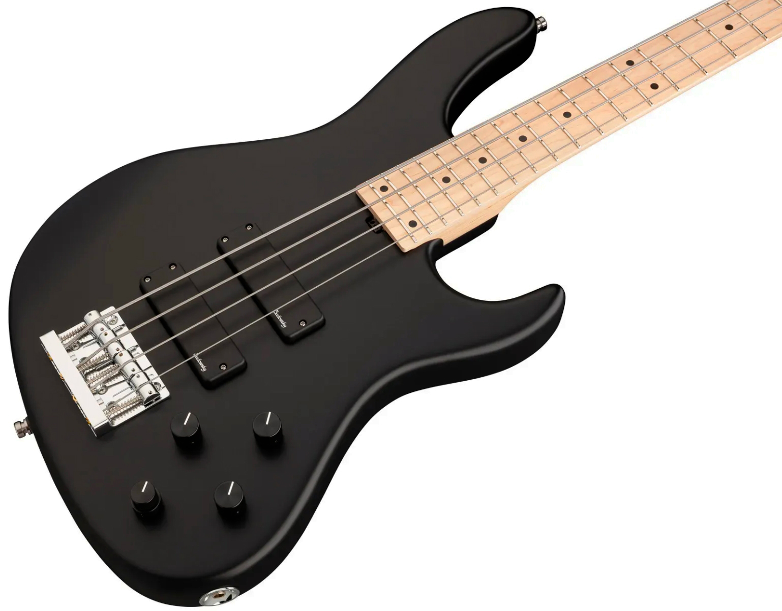 Sadowsky Modern Bass 24 Fret Ash 4c Metroline All Active Mn - Solid Black Satin - Solid body electric bass - Variation 2