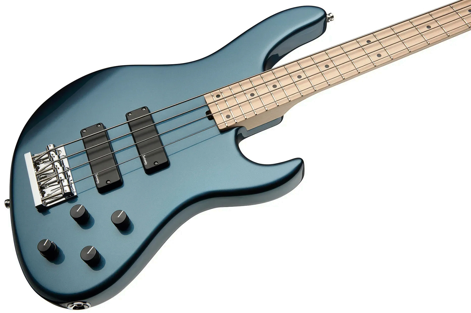 Sadowsky Modern Bass 24 Fret Ash 4c Metroline All Active Mn - Solid Dark Lake Placid Blue Metallic - Solid body electric bass - Variation 2