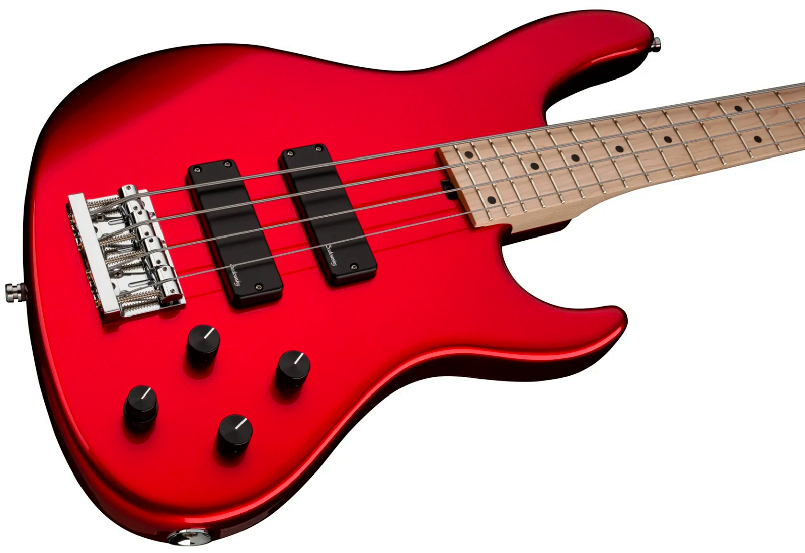 Sadowsky Modern Bass 24 Fret Ash 4c Metroline All Active Mn - Solid Candy Apple Red Metallic - Solid body electric bass - Variation 2