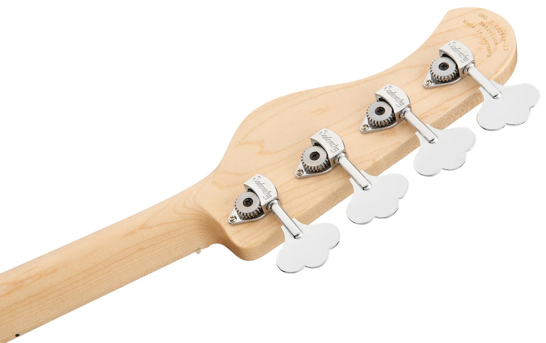 Sadowsky Modern Bass 24 Fret Ash 4c Metroline All Active Mn - Solid Dark Lake Placid Blue Metallic - Solid body electric bass - Variation 4