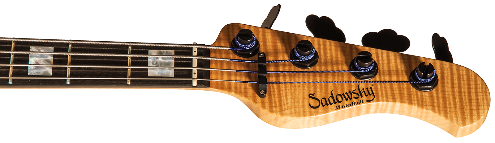 Sadowsky Modern Bass 24 Frets 4c Masterbuilt Ltd All Active Eb - Natural - Solid body electric bass - Variation 3