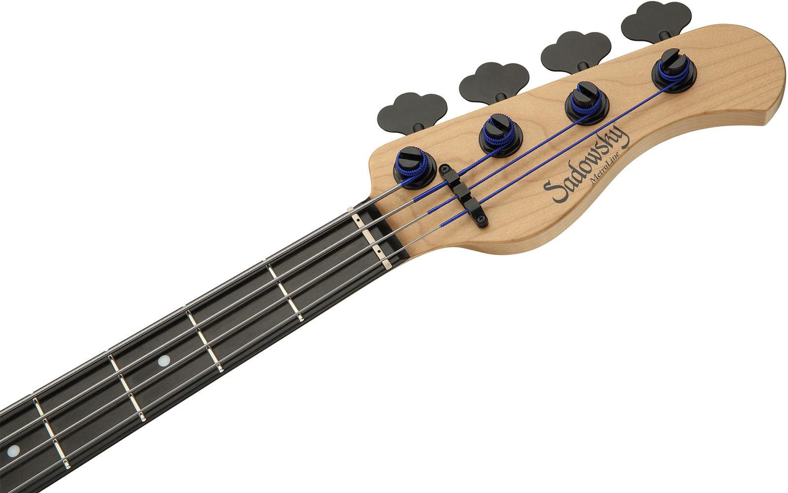 Sadowsky Modern Bass 24 Frets 4c Metroline Ltd 2021 All Okoume Active Mor - Natural - Solid body electric bass - Variation 4