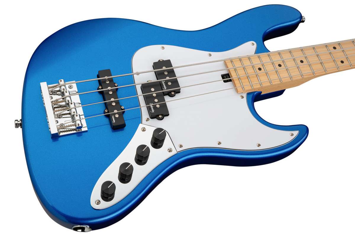 Sadowsky Hybrid P/j Bass 21 Fret 4c Metroexpress Mn - Ocean Blue Metallic - Solid body electric bass - Variation 2