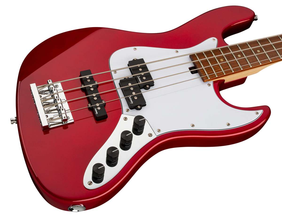 Sadowsky Hybrid P/j Bass 21 Fret 4c Metroexpress Mor - Candy Apple Red Metallic - Solid body electric bass - Variation 2