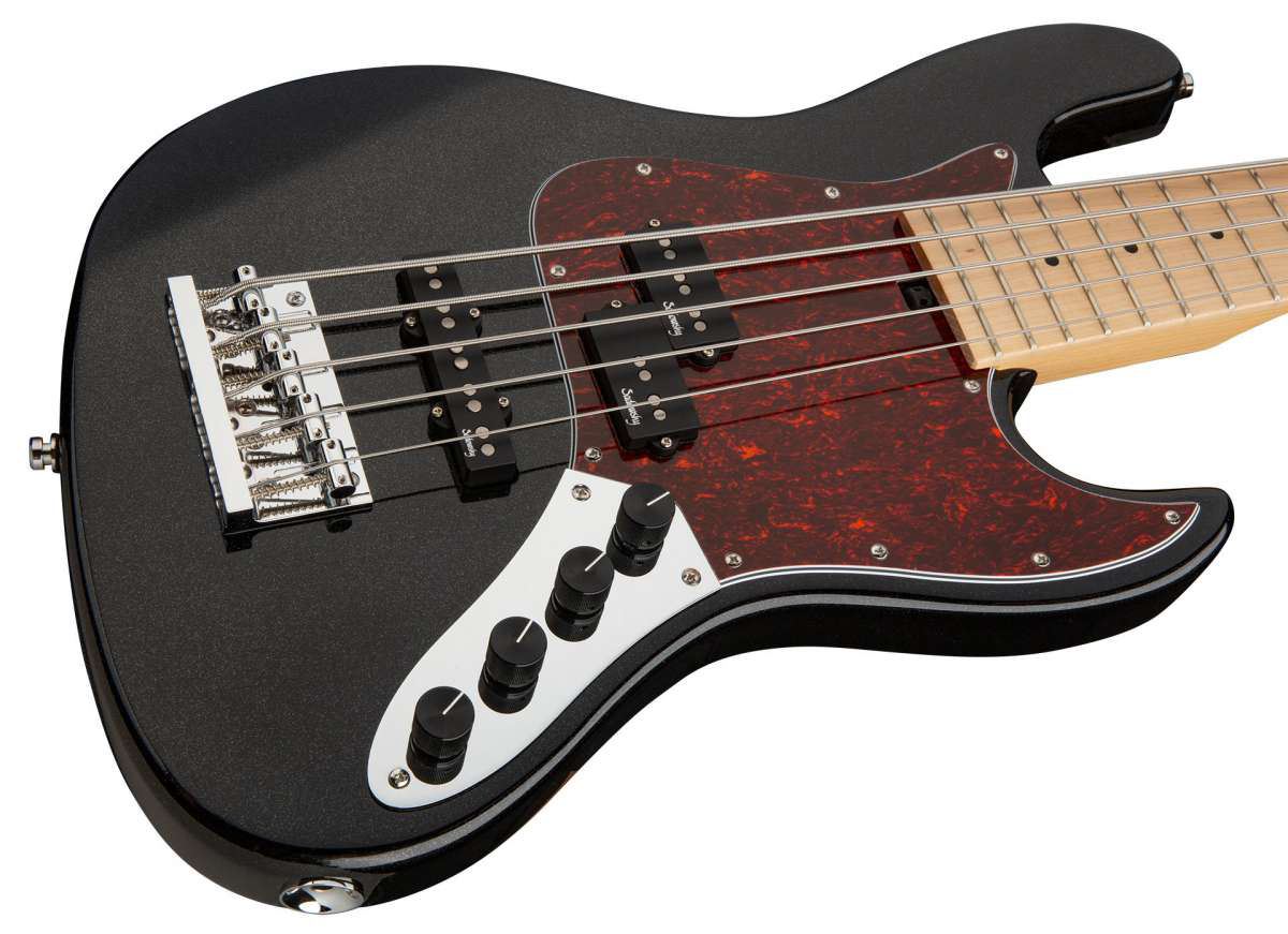 Sadowsky Hybrid P/j Bass 21 Fret 5c Metroexpress Mn - Solid Black - Solid body electric bass - Variation 2