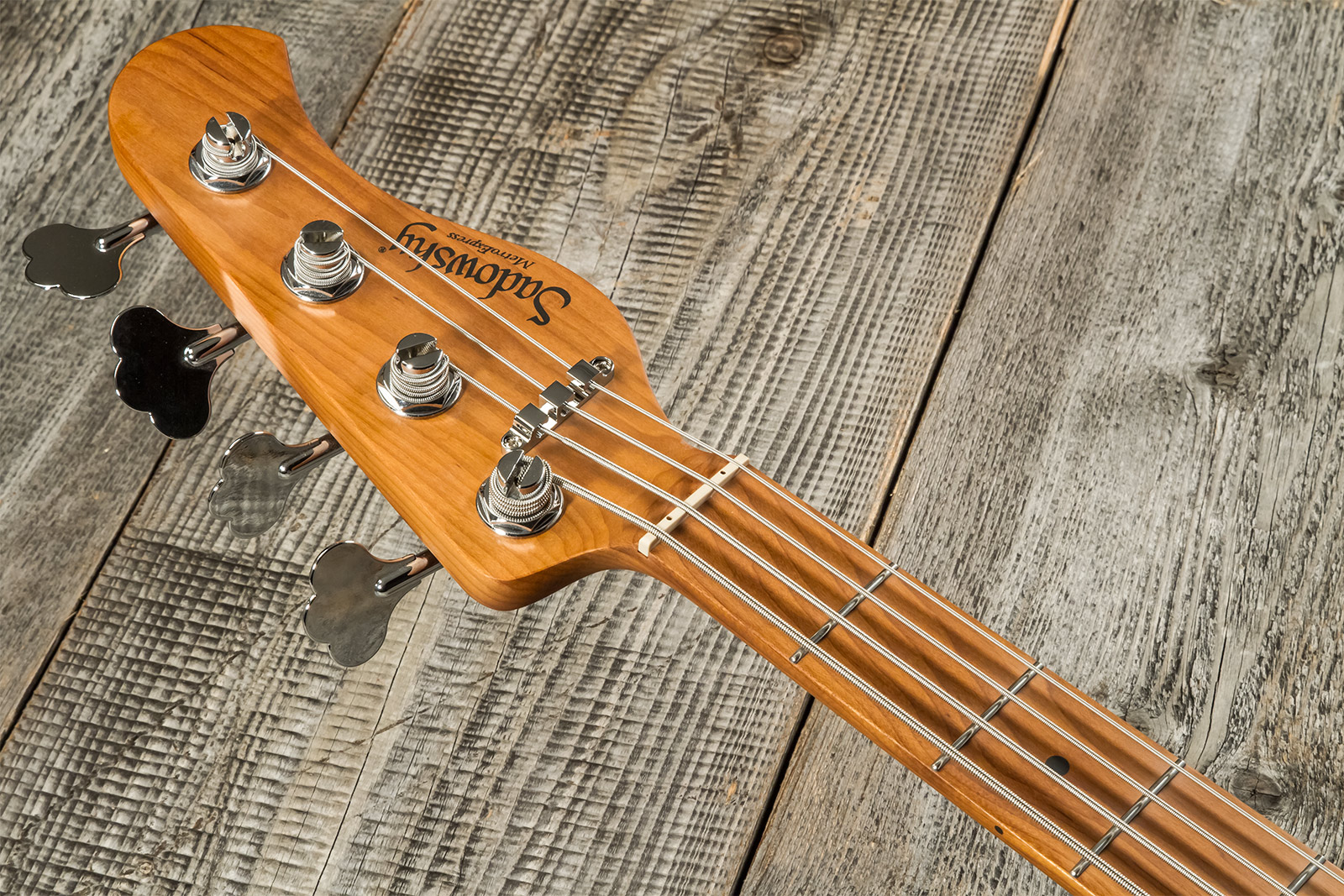 Sadowsky Standard Jj 21 Fret 4c Metroexpress V2 Mor - Black Pearl - Solid body electric bass - Variation 9