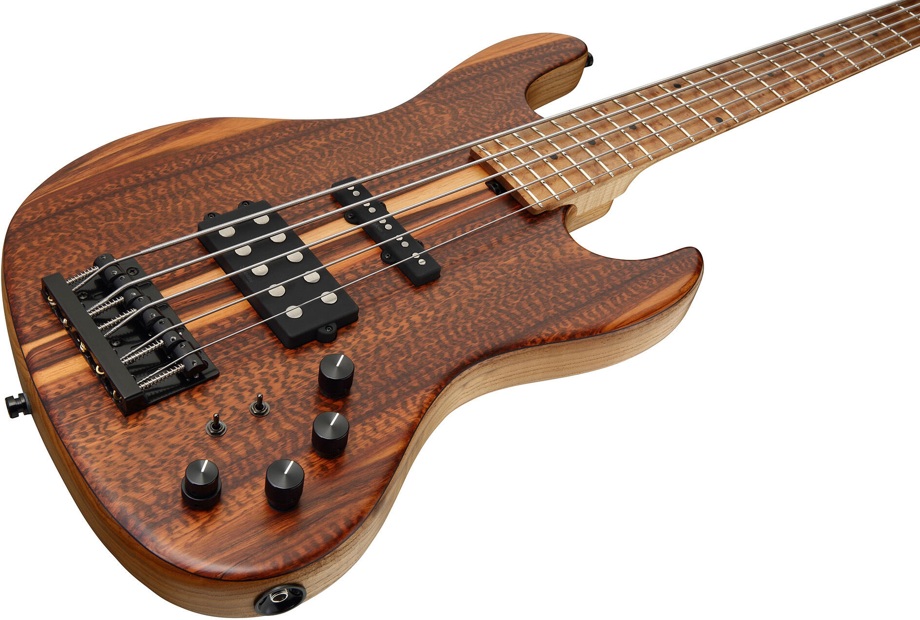 Sadowsky Standard M/m Bass 21 Fret 5c Metroline Ltd All Active Mn - Natural Transparent Satin - Solid body electric bass - Variation 2