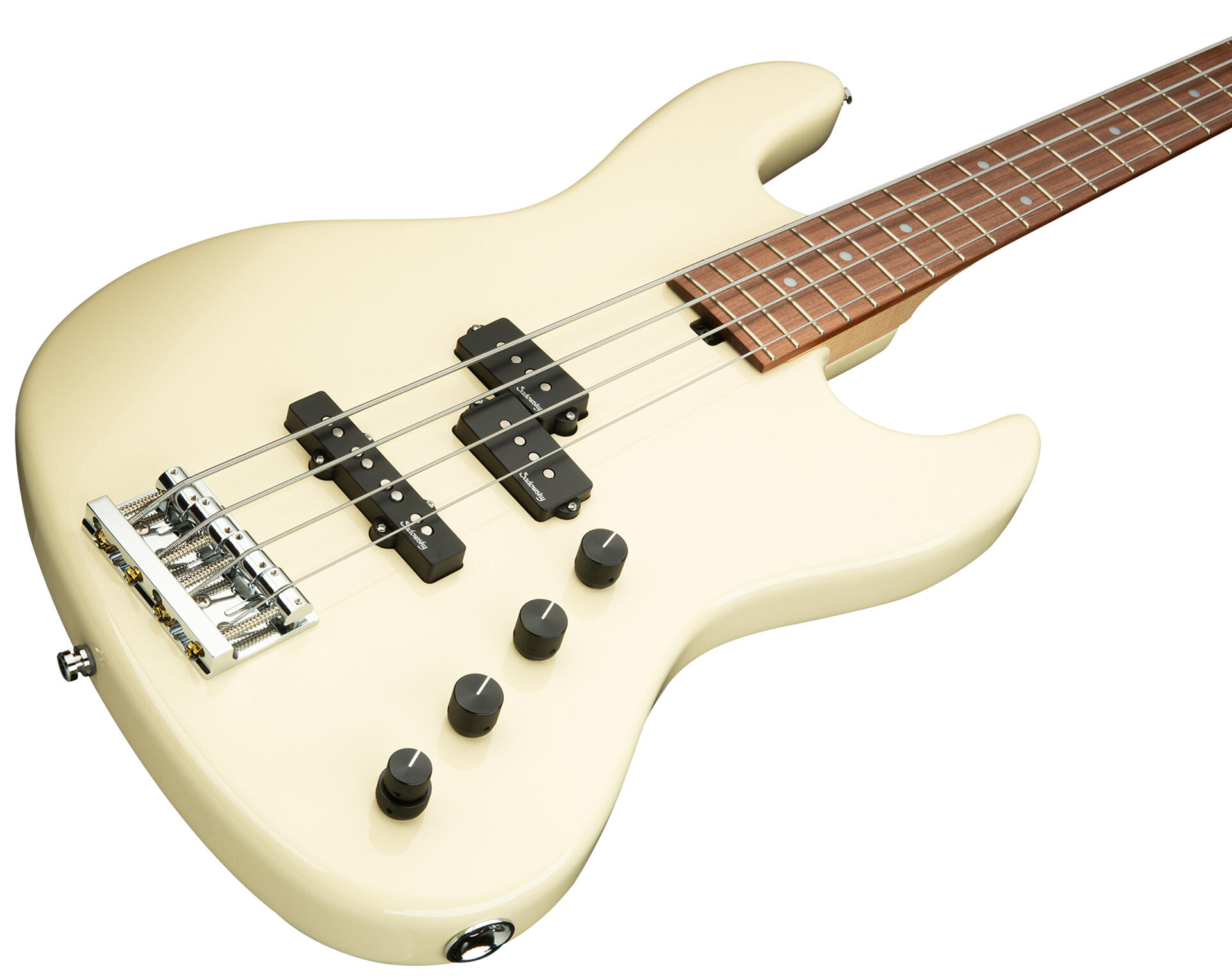 Sadowsky Verdine White 21 Fret 4c Metroline Signature All Active Pf - Olympic White - Solid body electric bass - Variation 2