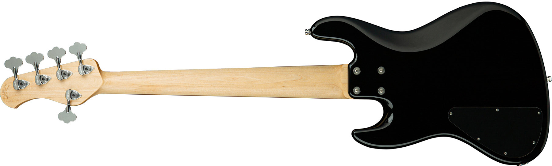 Sadowsky Vintage J/j Bass 21 Fret Alder 5c Metroline All Active Mor - Solid Black High Polish - Solid body electric bass - Variation 1