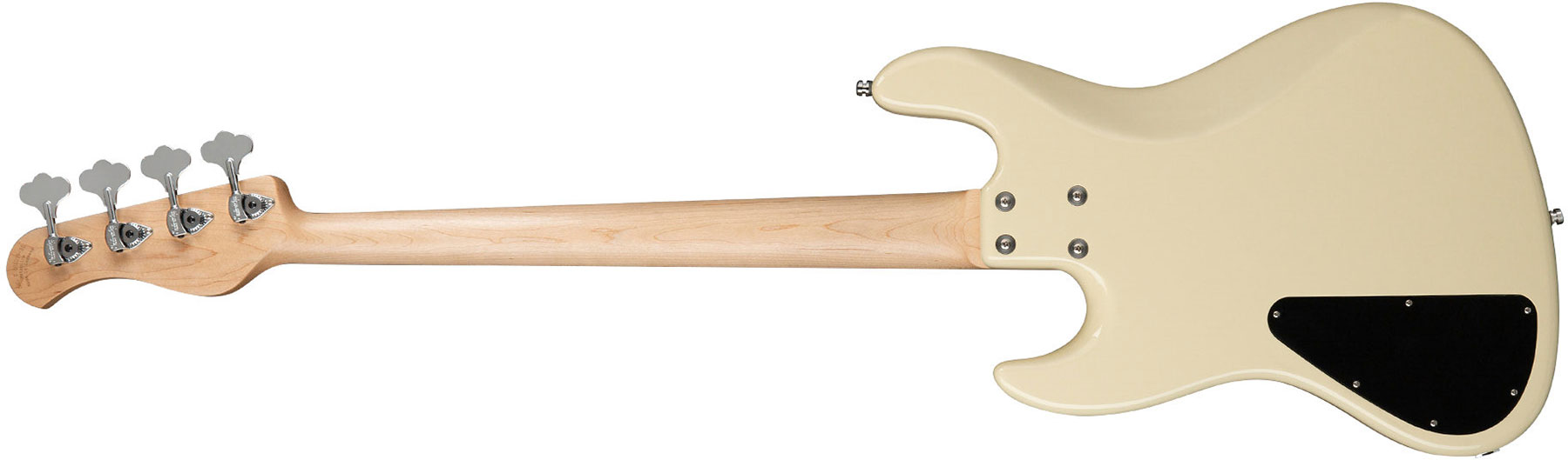 Sadowsky Vintage J/j Bass 21 Fret Ash 4c Metroline All Active Mn - Solid Olympic White - Solid body electric bass - Variation 1