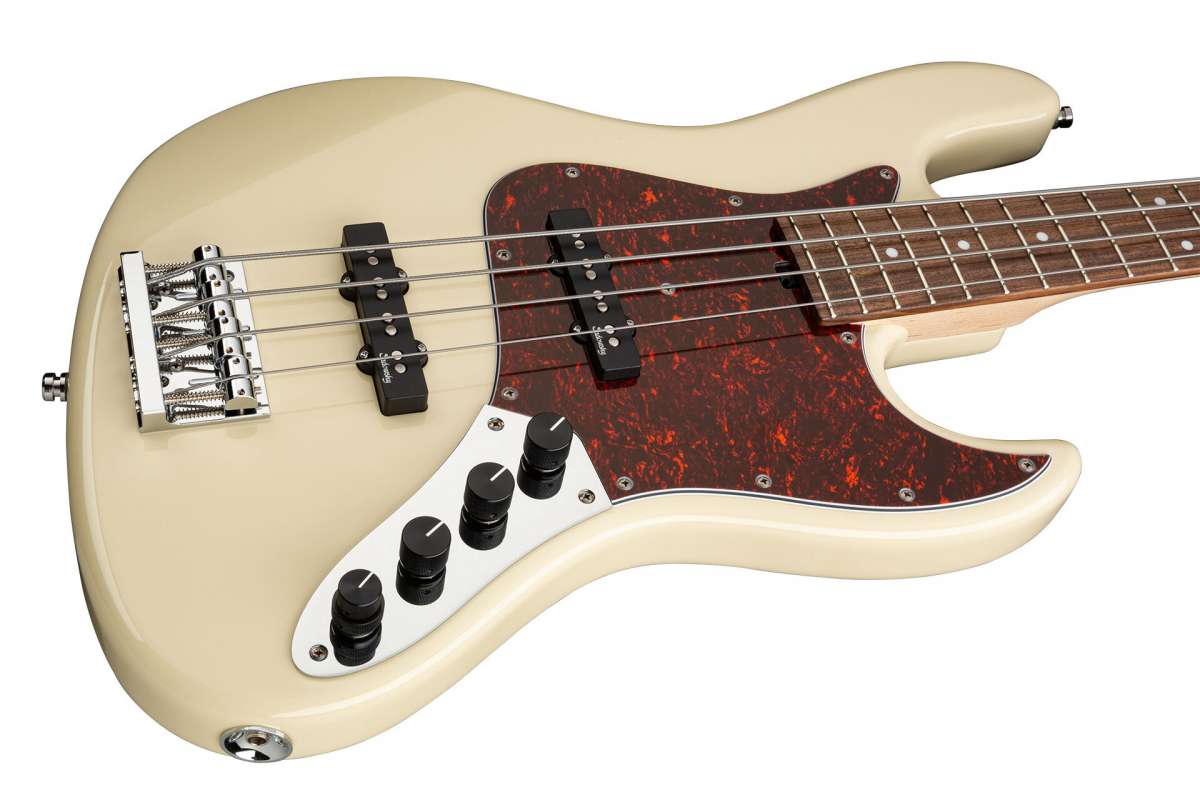 Sadowsky Vintage J/j Bass 21 Fret Ash 4c Metroline All Active Mor - Solid Olympic White - Solid body electric bass - Variation 2