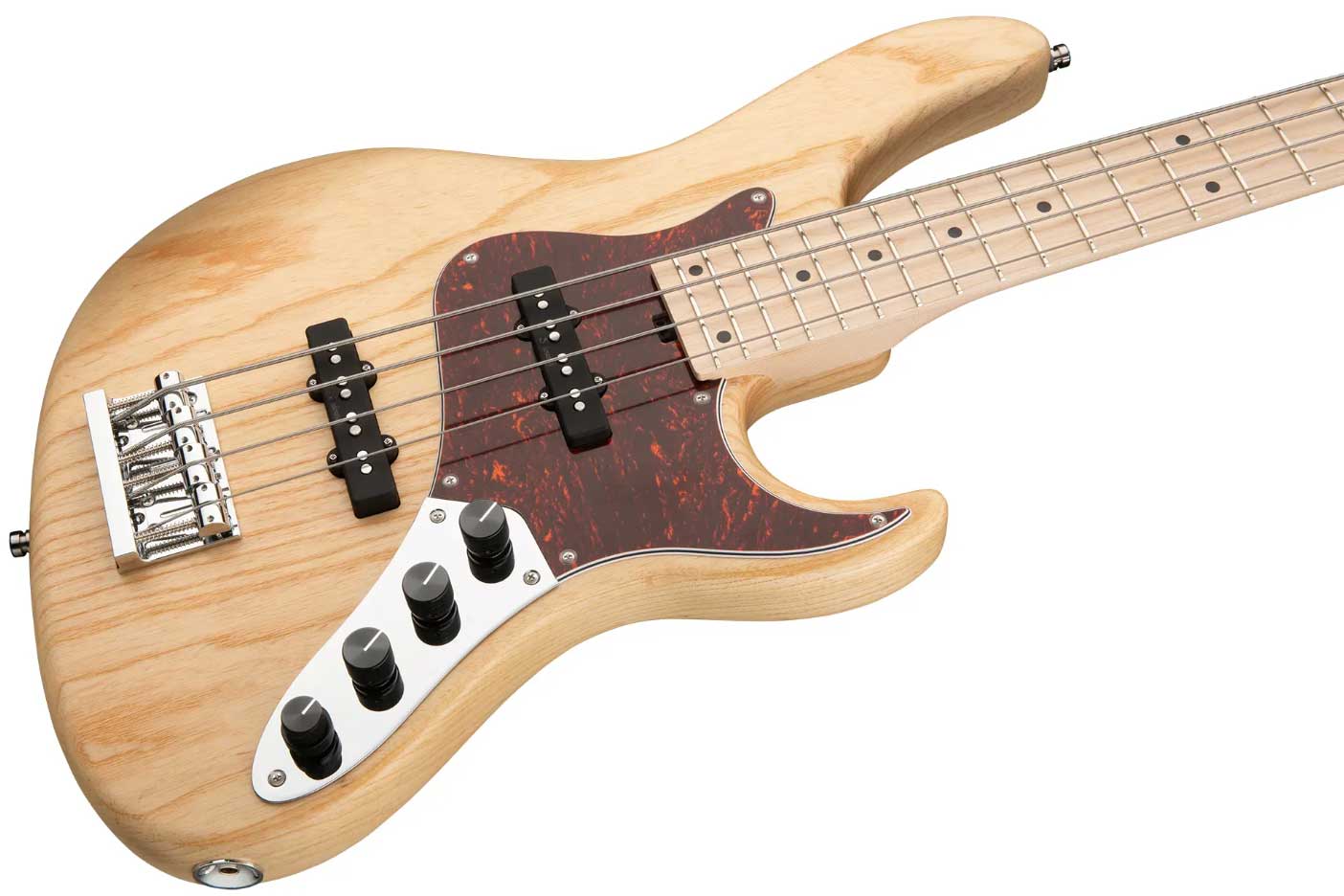 Sadowsky Vintage J/j Bass 24 Fret Ash 4c Metroline All Active Mn - Natural Satin - Solid body electric bass - Variation 2