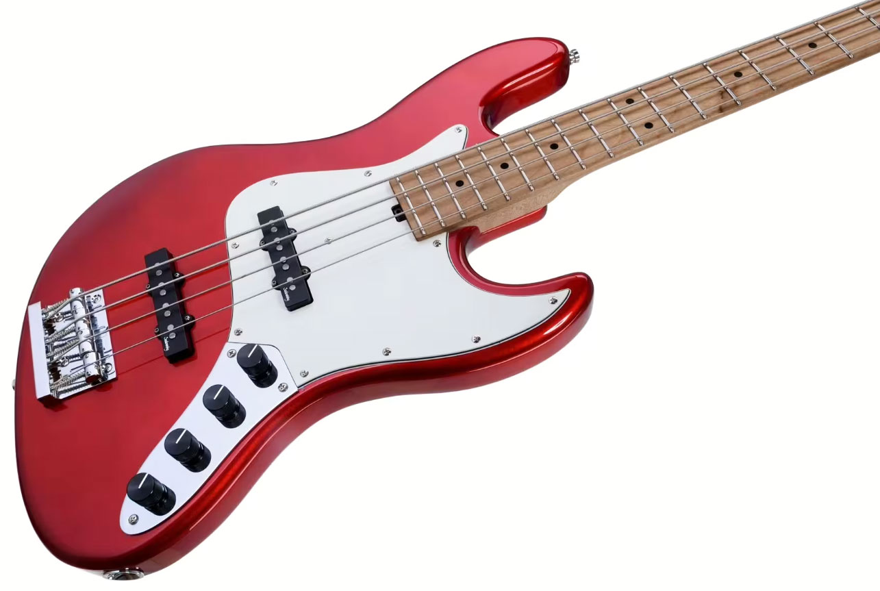 Sadowsky Vintage Jj Bass 21 Fret 4c Metroexpress V2 Mn - Candy Apple Red Metallic - Solid body electric bass - Variation 2