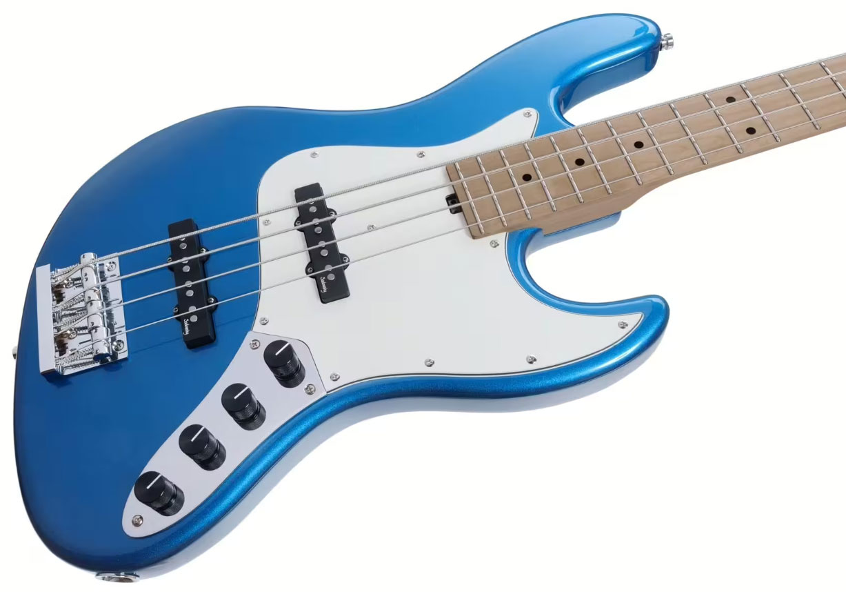 Sadowsky Vintage Jj Bass 21 Fret 4c Metroexpress V2 Mn - Ocean Blue Metallic - Solid body electric bass - Variation 2