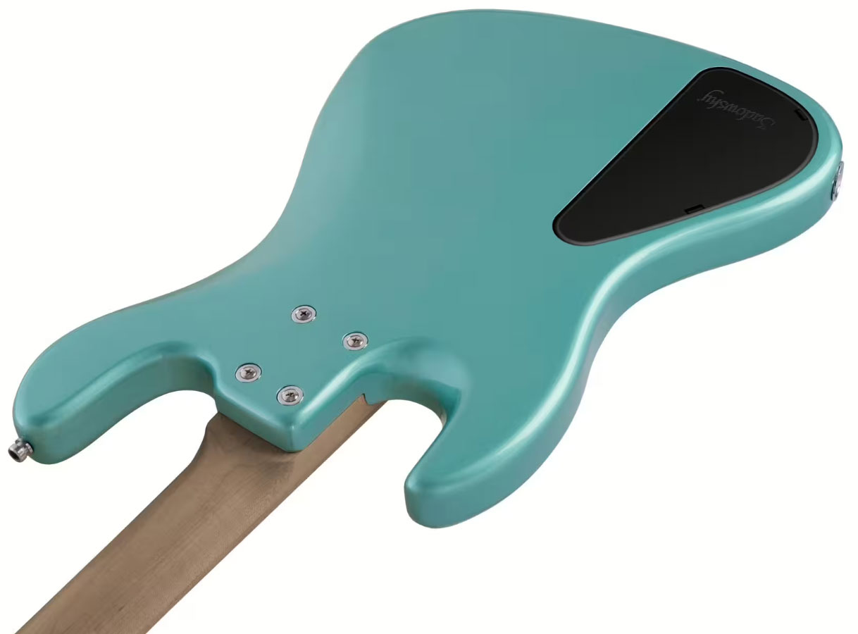 Sadowsky Vintage Jj Bass 21 Fret 4c Metroexpress V2 Mn - Sage Green Metallic - Solid body electric bass - Variation 3