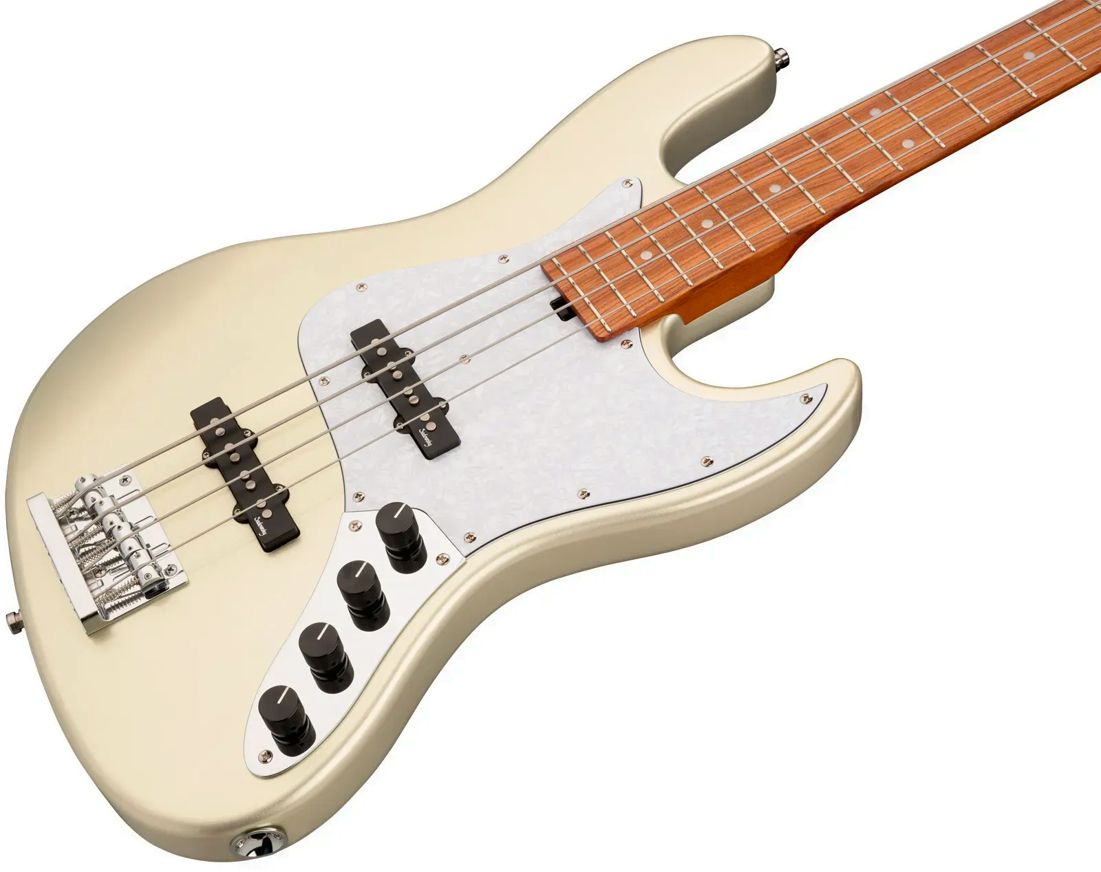 Sadowsky Vintage Jj Bass 21 Fret 4c Metroexpress V2 Pf - Champagne Metallic - Solid body electric bass - Variation 2