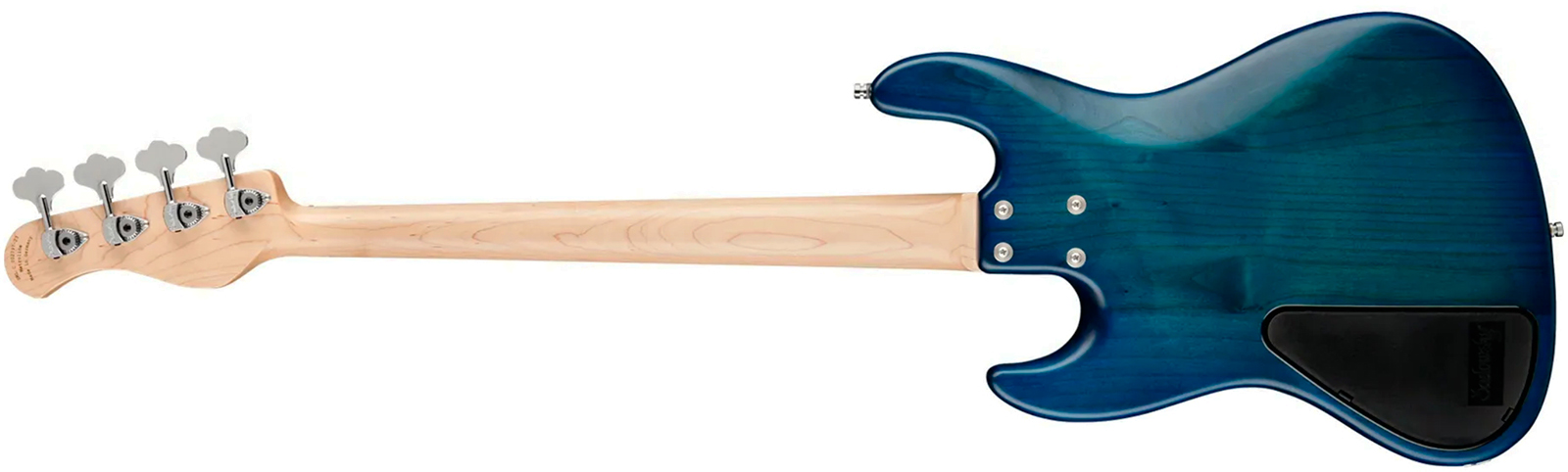 Sadowsky Vintage Jj Bass 21 Fret Alder 4c Metroline All Active Mor - Bora Blue Burst Transparent Satin - Solid body electric bass - Variation 1