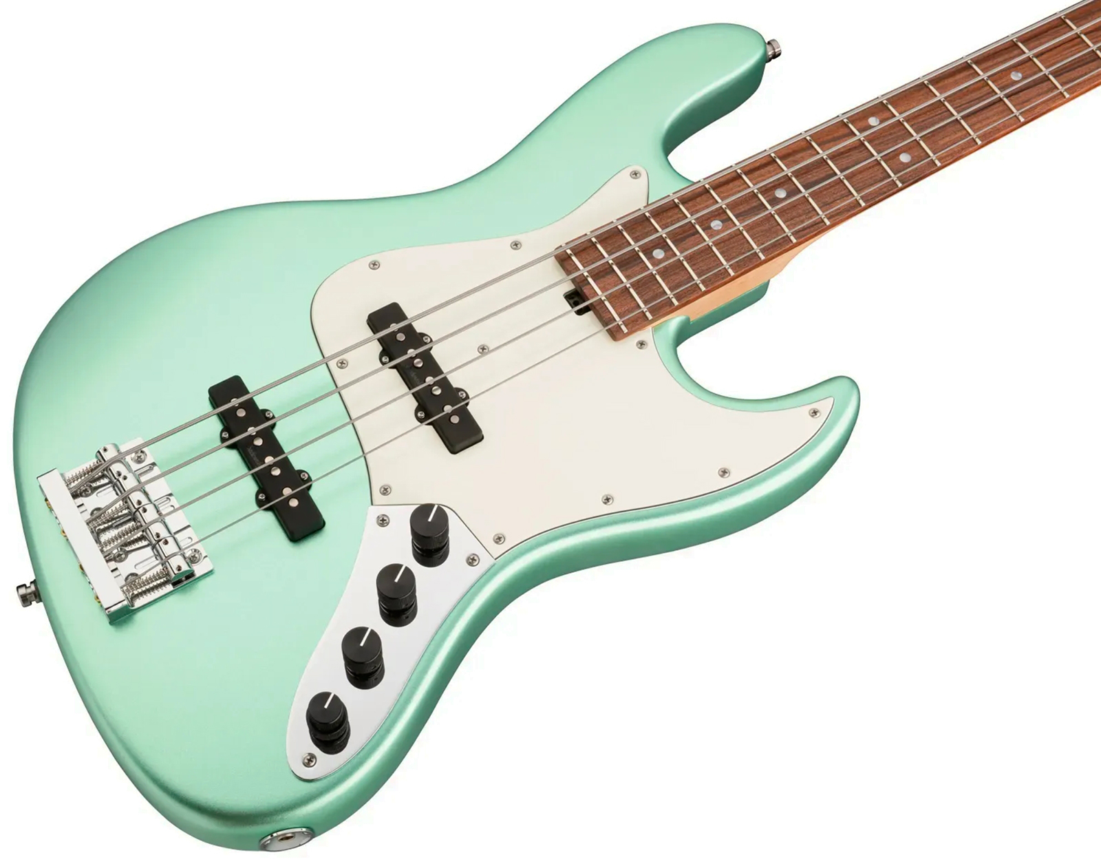 Sadowsky Vintage Jj Bass 21 Fret Alder 4c Metroline All Active Mor - Sage Green Metallic Satin - Solid body electric bass - Variation 2