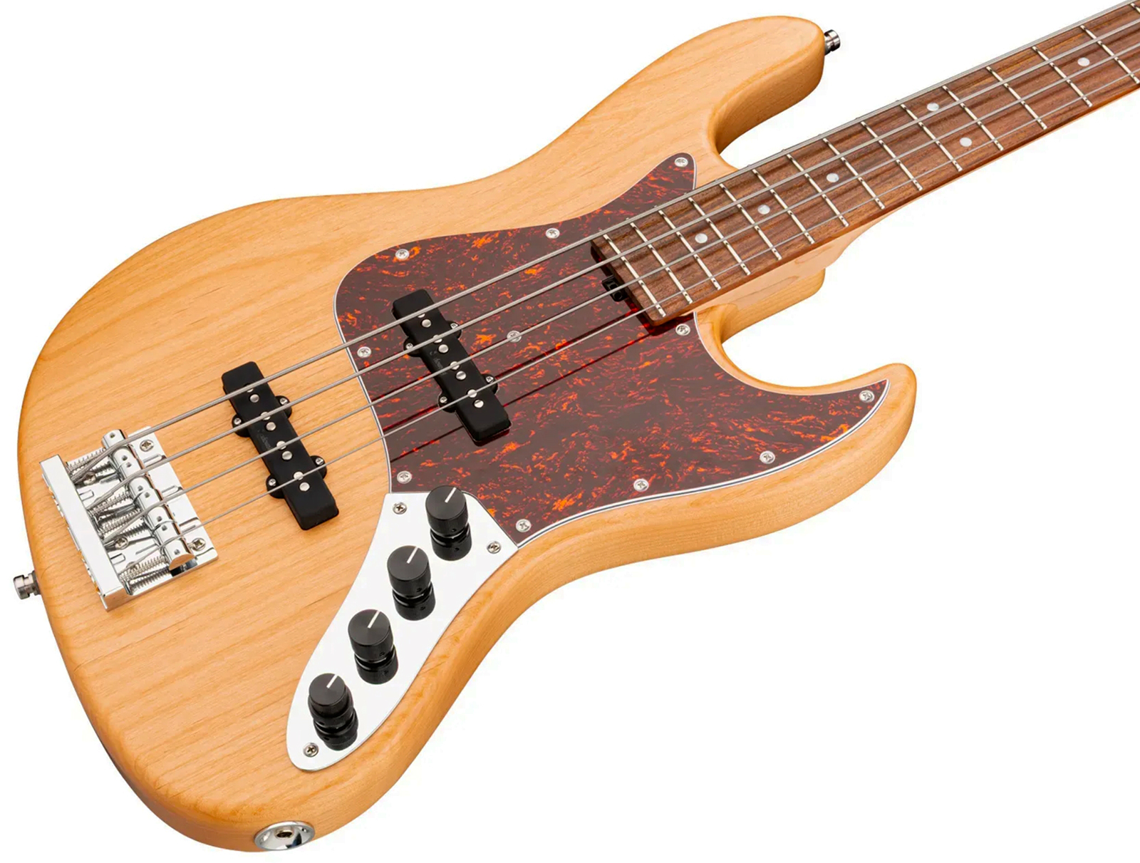 Sadowsky Vintage Jj Bass 21 Fret Alder 4c Metroline All Active Mor - Natural Transparent Satin - Solid body electric bass - Variation 2