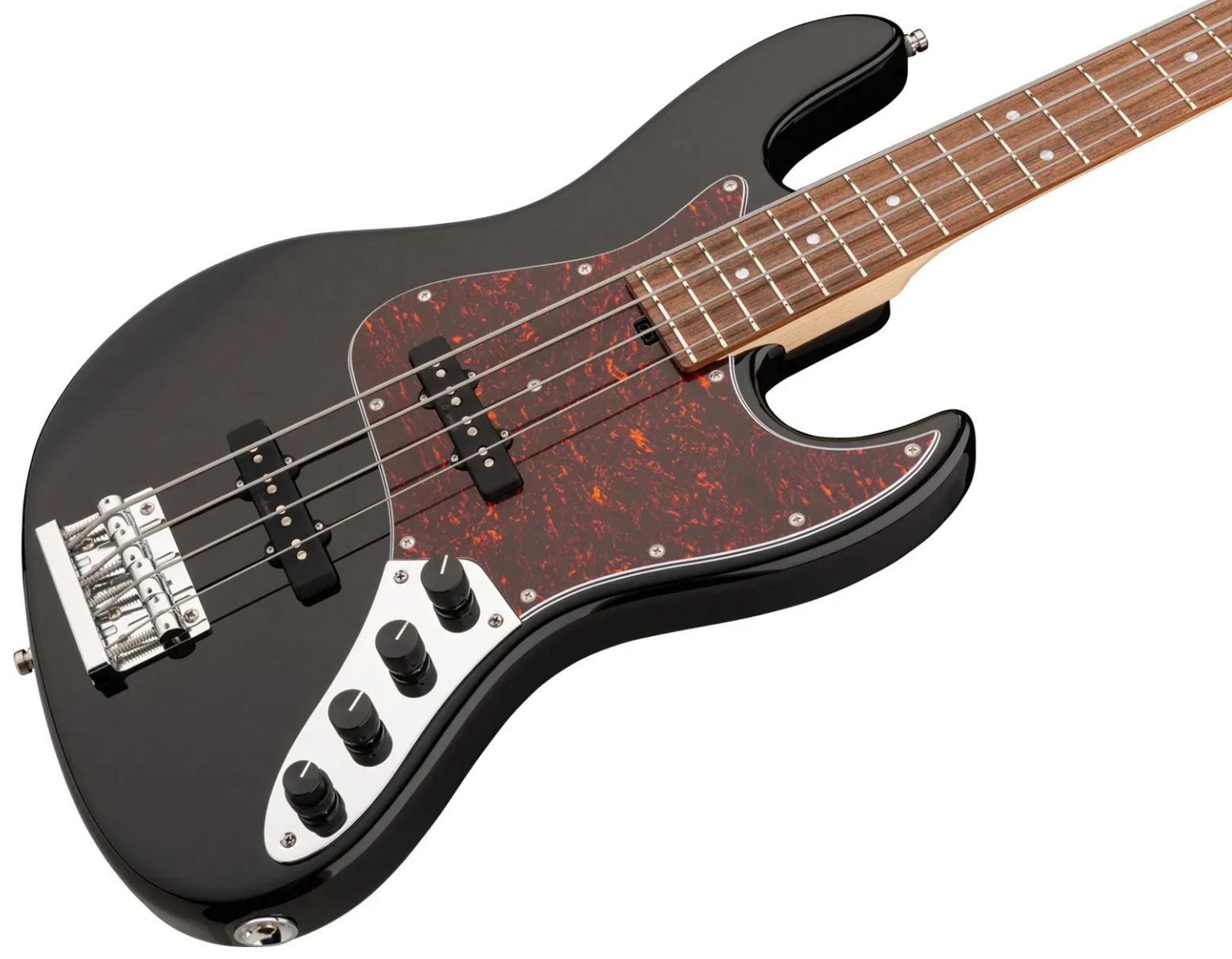 Sadowsky Vintage Jj Bass 21 Fret Alder 4c Metroline All Active Mor - Solid Black High Polish - Solid body electric bass - Variation 2
