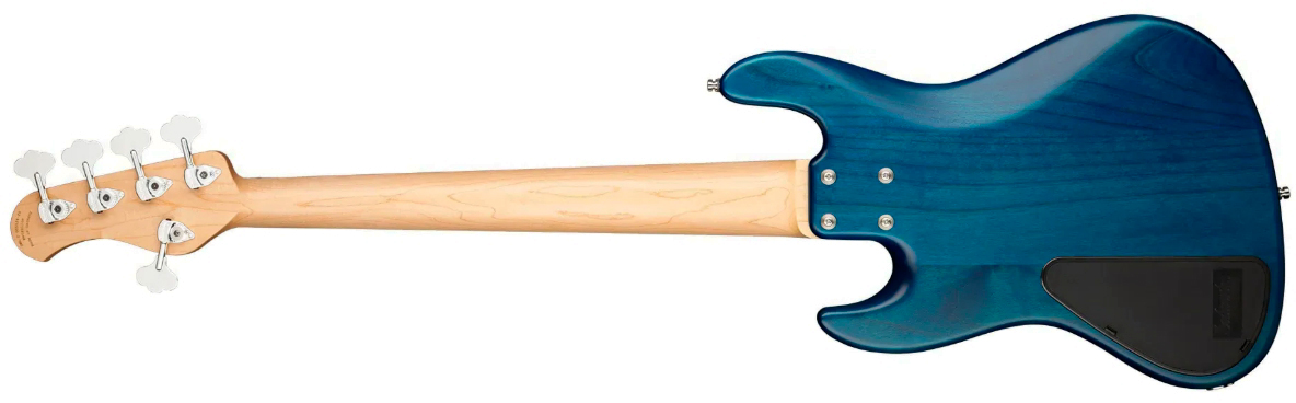 Sadowsky Vintage Jj Bass 21 Fret Alder 5c Metroline All Active Mor - Ocean Blue Transparent Satin - Solid body electric bass - Variation 1