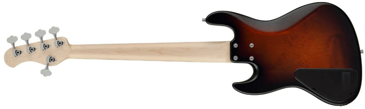 Sadowsky Vintage Jj Bass 21 Fret Alder 5c Metroline All Active Mor - Almond Sunburst Transparent Satin - Solid body electric bass - Variation 1