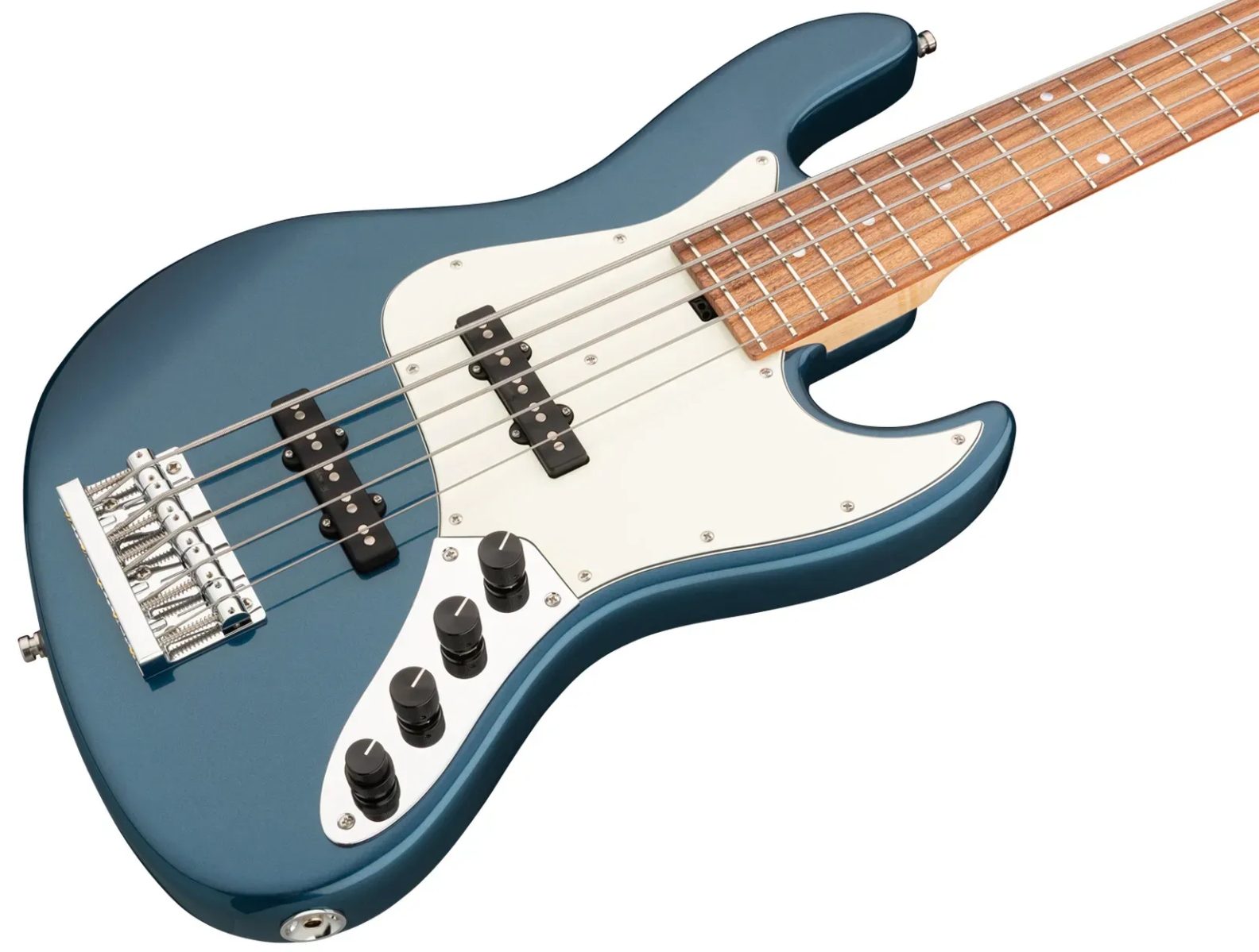Sadowsky Vintage Jj Bass 21 Fret Alder 5c Metroline All Active Mor - Dark Lake Placid Blue Metallic - Solid body electric bass - Variation 2