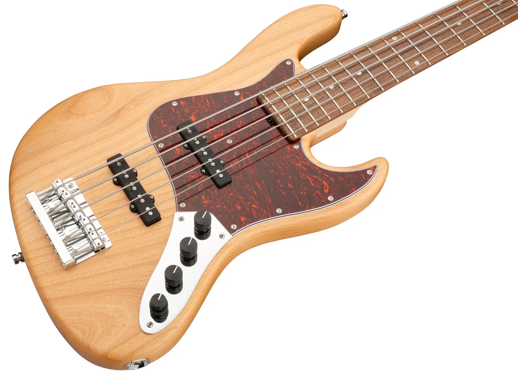 Sadowsky Vintage Jj Bass 21 Fret Alder 5c Metroline All Active Mor - Natural Transparent Satin - Solid body electric bass - Variation 2