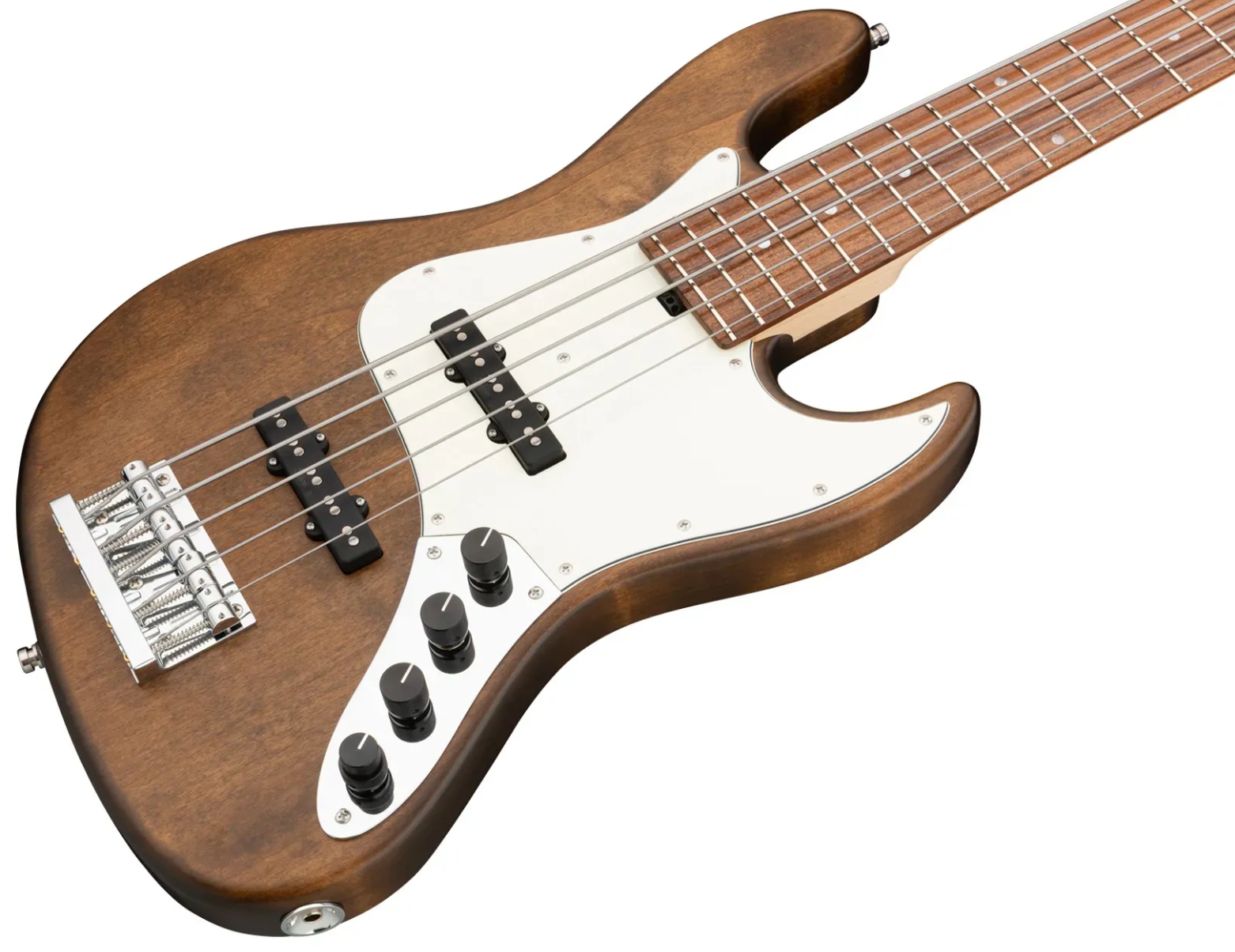 Sadowsky Vintage Jj Bass 21 Fret Alder 5c Metroline All Active Mor - Antique Tobacco Transparent Satin - Solid body electric bass - Variation 2