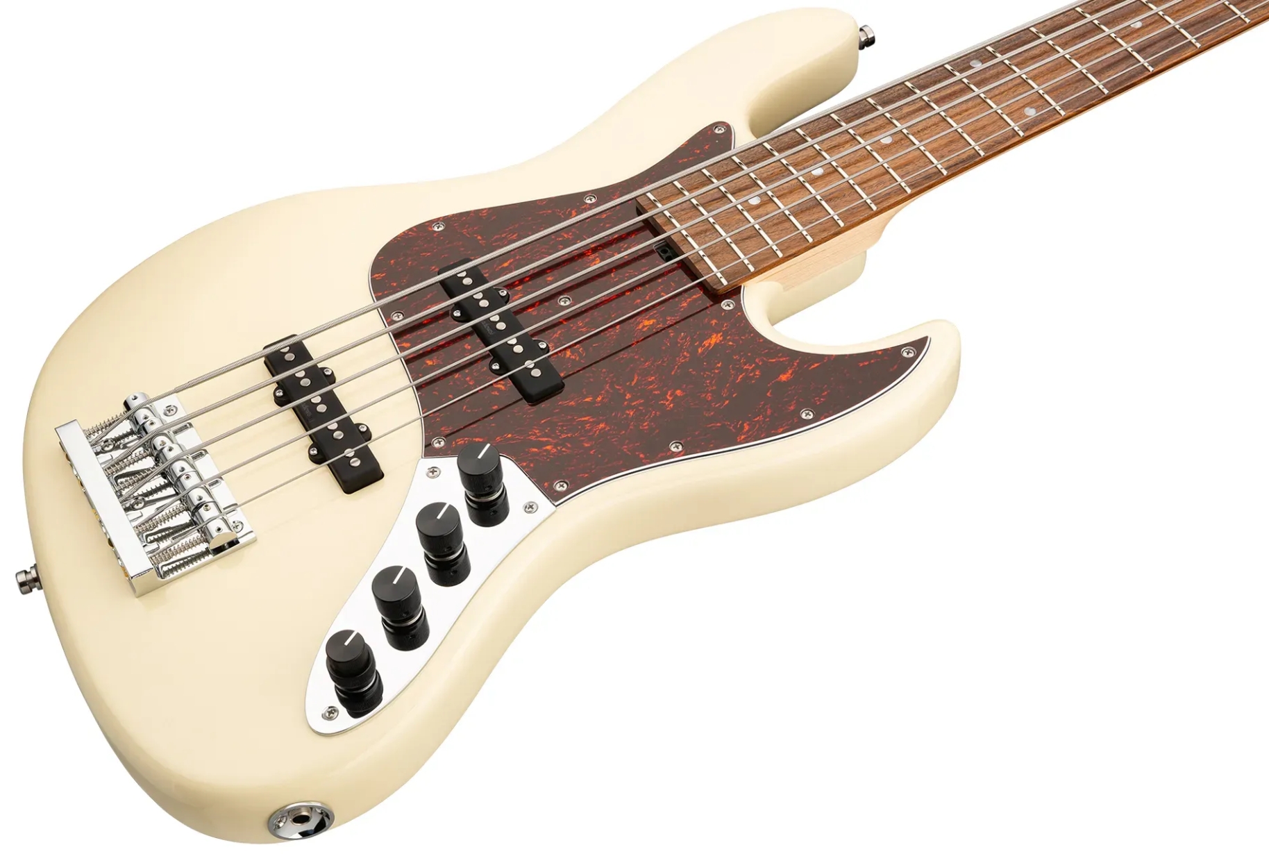Sadowsky Vintage Jj Bass 21 Fret Alder 5c Metroline All Active Mor - Solid Olympic White - Solid body electric bass - Variation 2