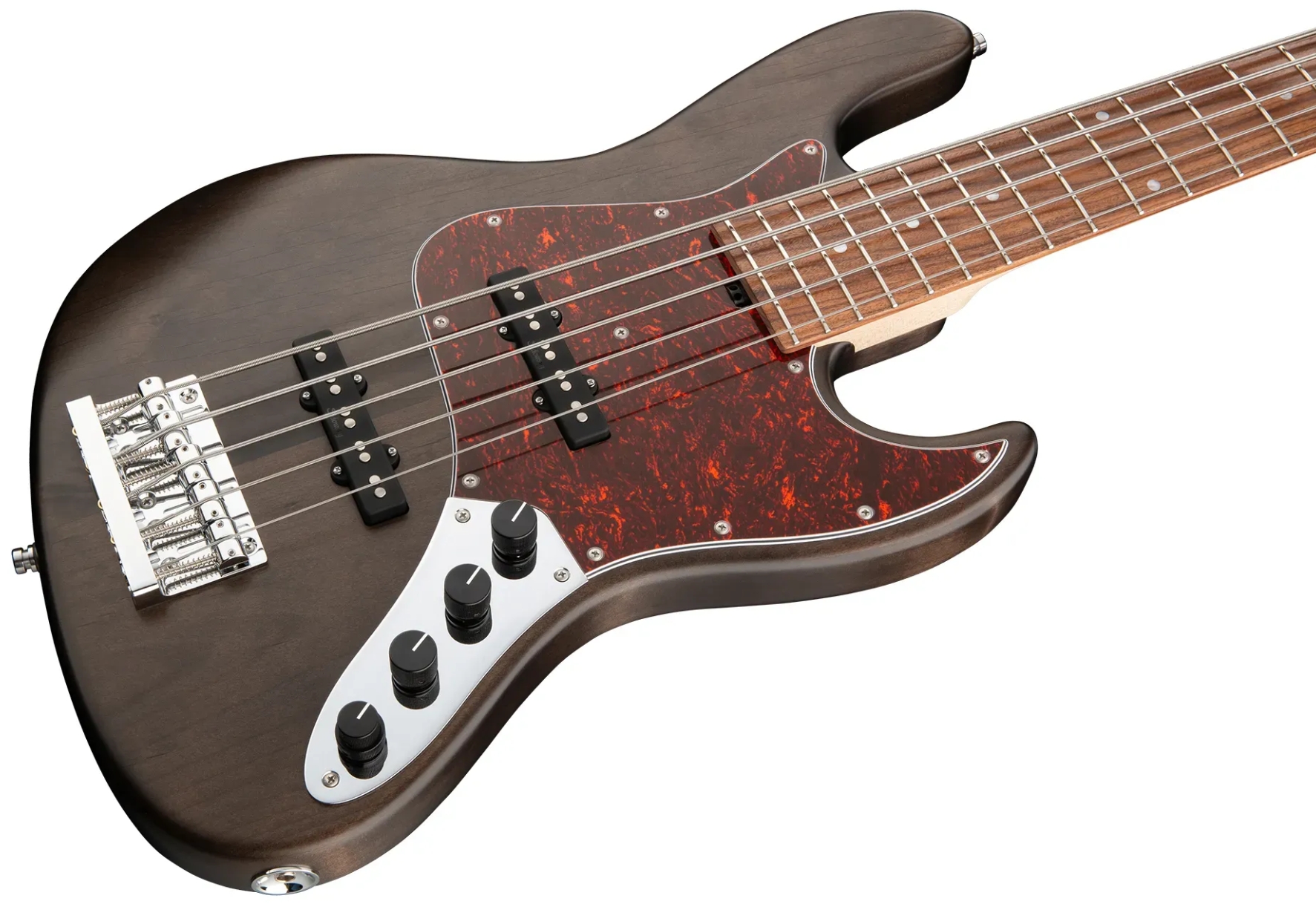 Sadowsky Vintage Jj Bass 21 Fret Alder 5c Metroline All Active Mor - Nirvana Black Transparent Satin - Solid body electric bass - Variation 3