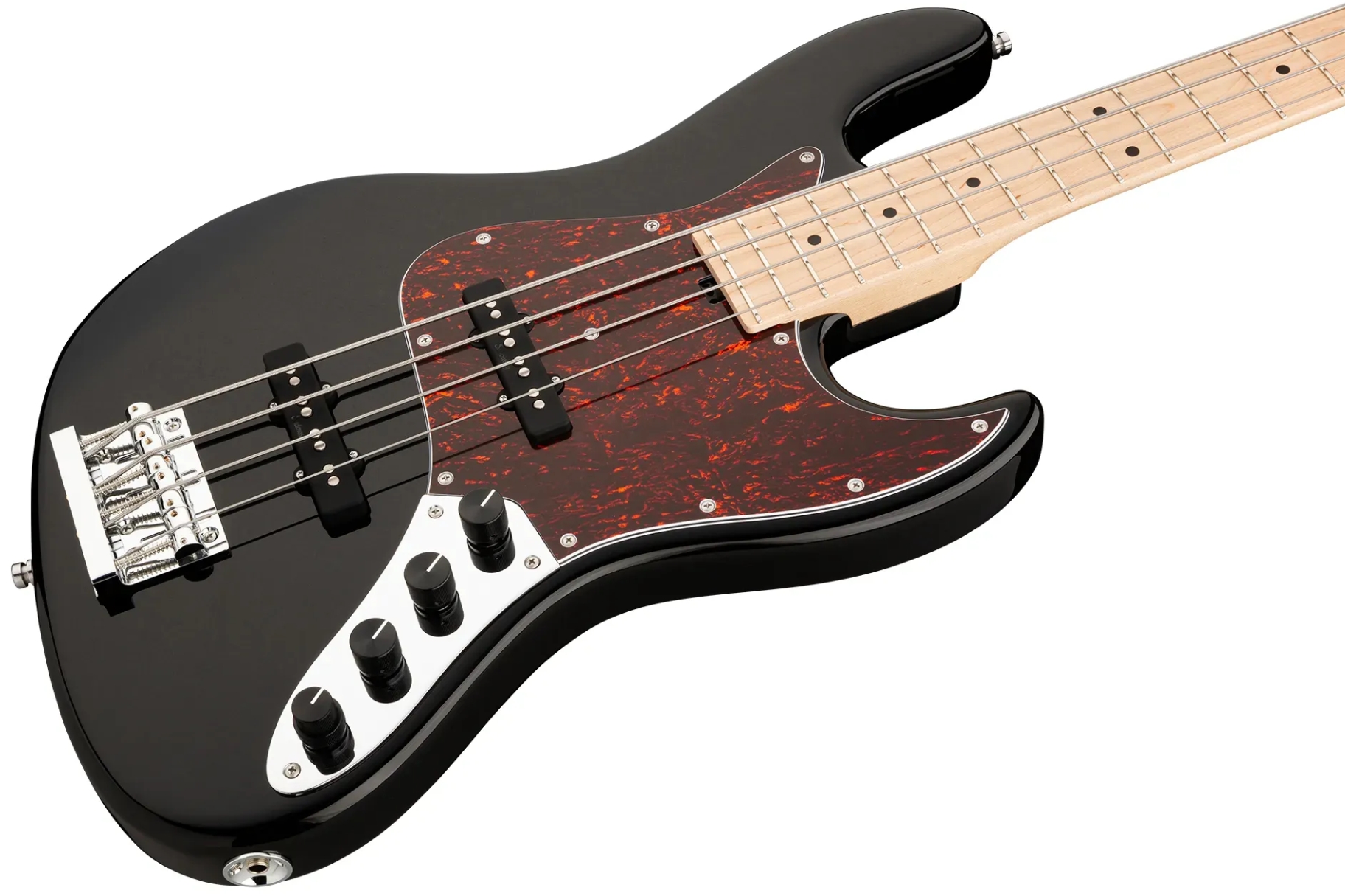 Sadowsky Vintage Jj Bass 21 Fret Ash 4c Metroline All Active Mn - Solid Black Gloss - Solid body electric bass - Variation 2