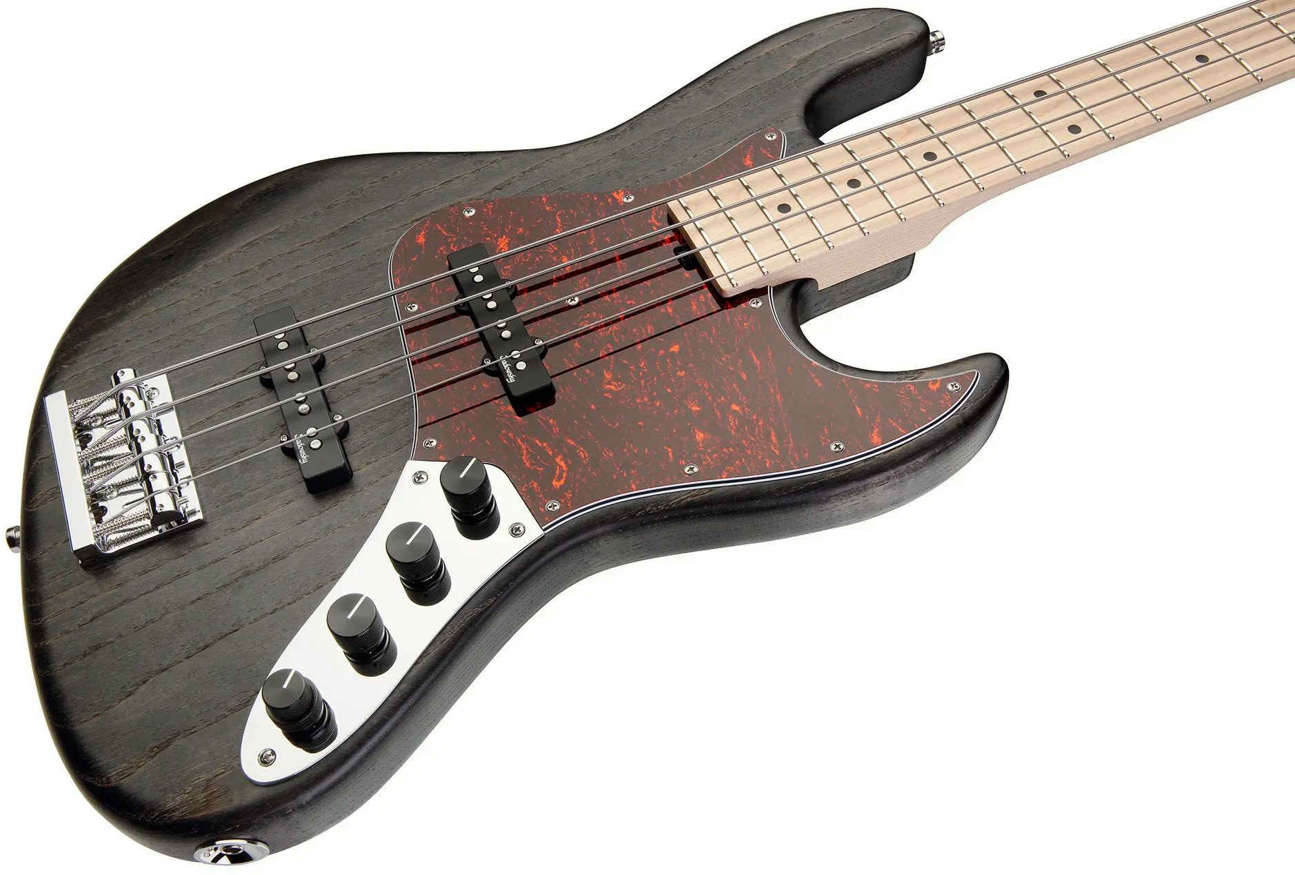 Sadowsky Vintage Jj Bass 21 Fret Ash 4c Metroline All Active Mn - Nirvana Black Transparent Satin - Solid body electric bass - Variation 4