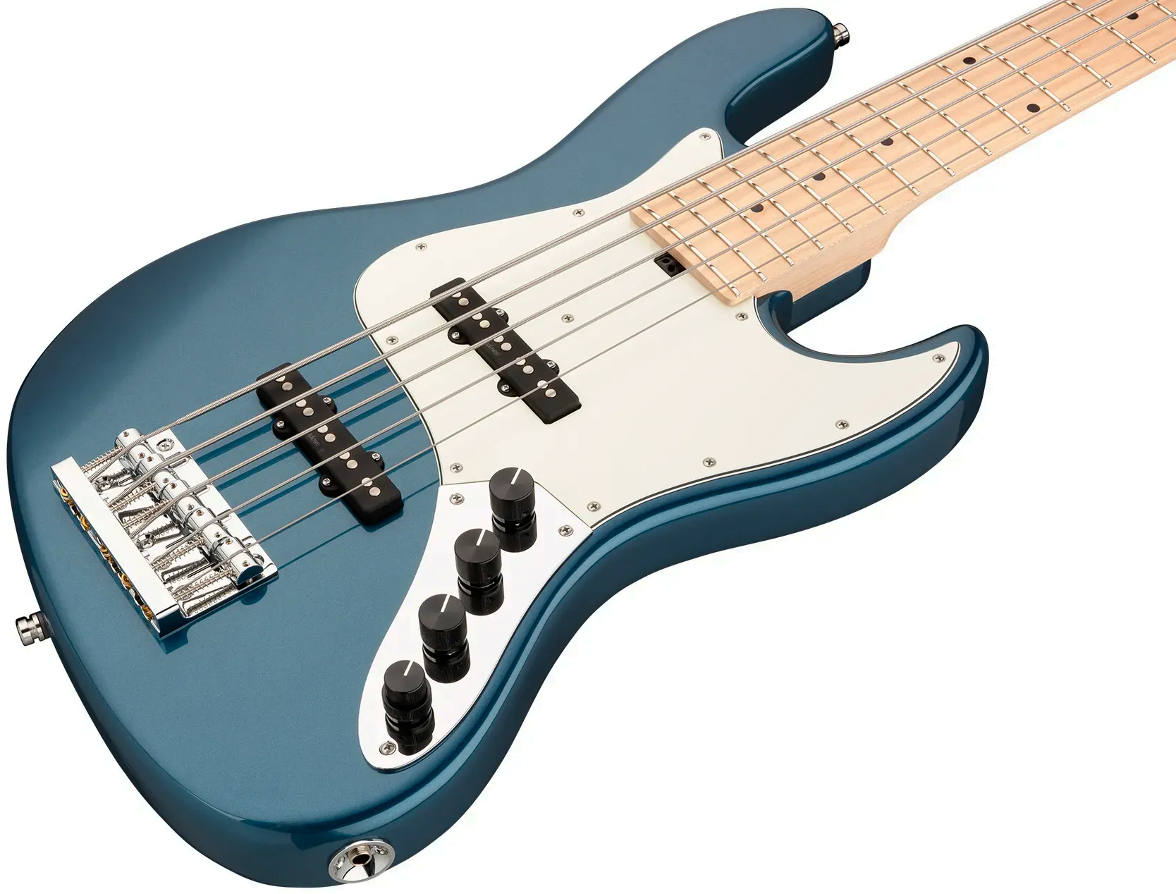 Sadowsky Vintage Jj Bass 21 Fret Ash 5c Metroline All Active Mn - Dark Lake Placid Blue Metallic - Solid body electric bass - Variation 2