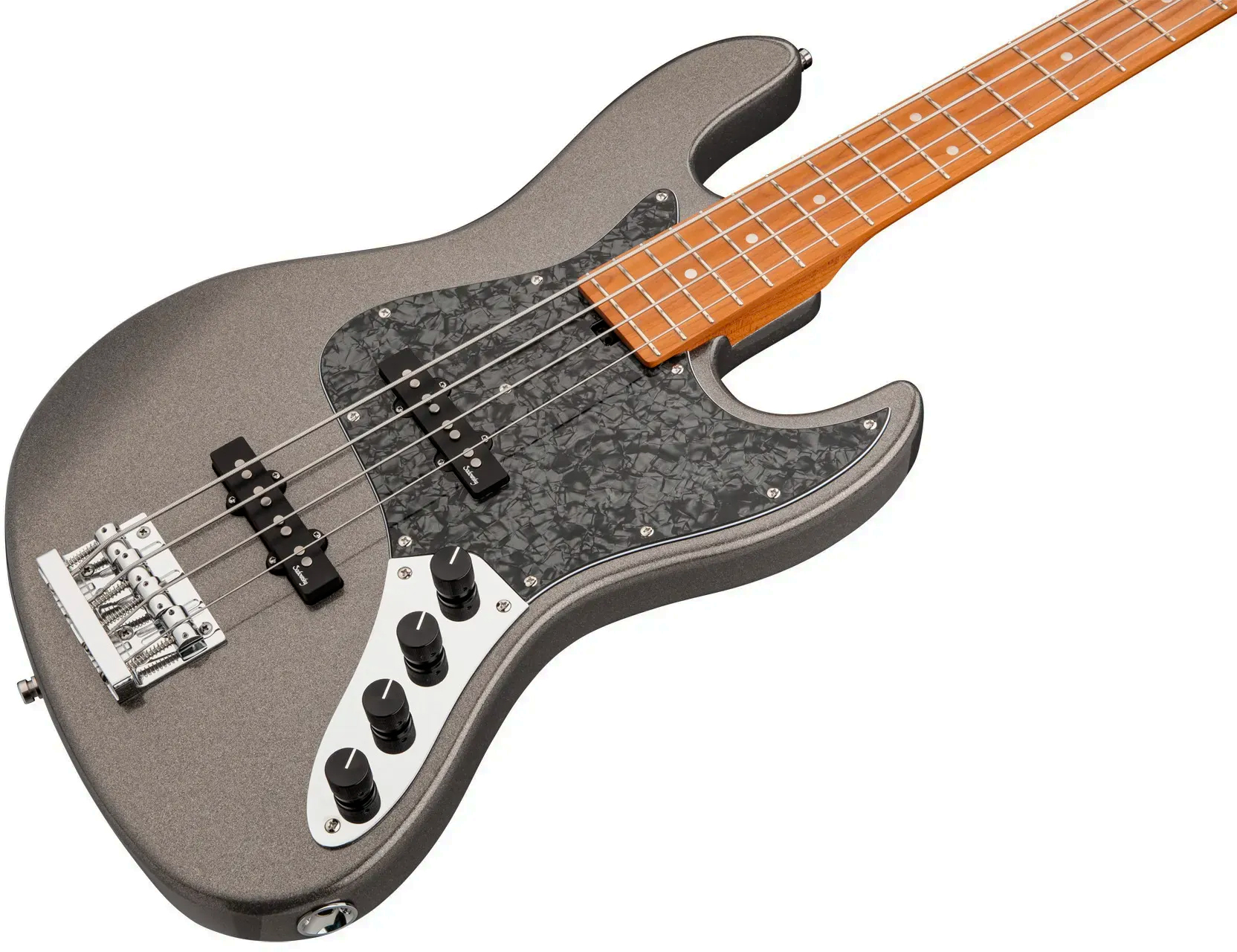 Sadowsky Vintage Jj Bass 21f 4c Metroexpress Mn - Silver Metallic - Solid body electric bass - Variation 2