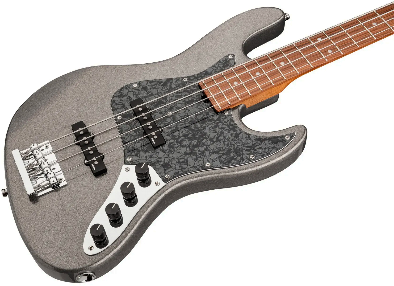 Sadowsky Vintage Jj Bass 21f 4c Metroexpress Mor - Silver Metallic - Solid body electric bass - Variation 2