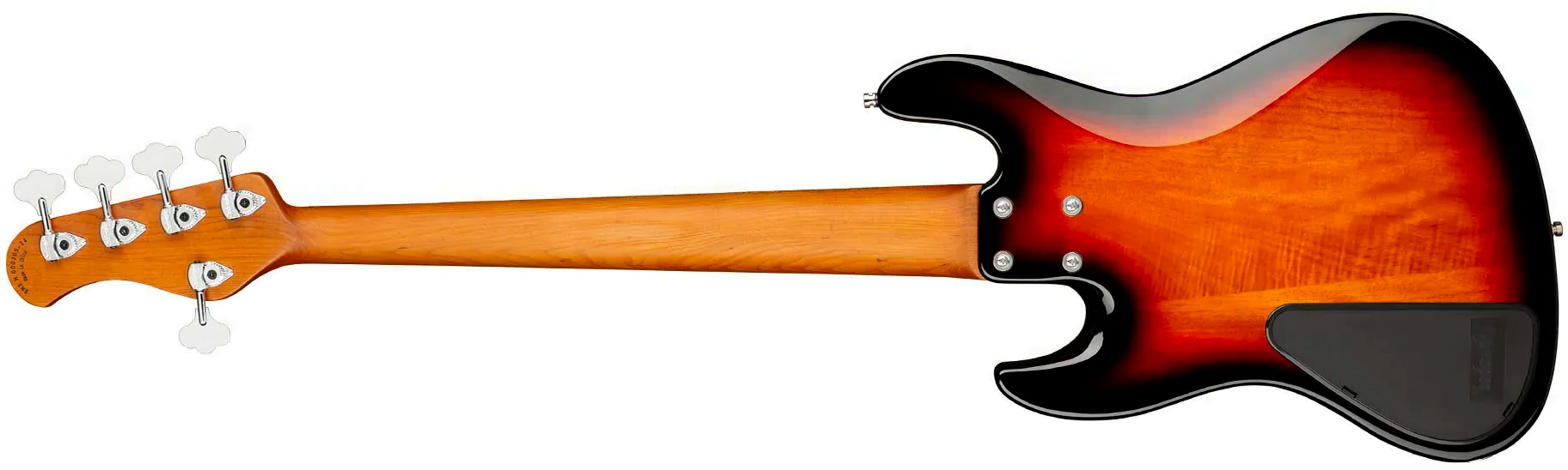 Sadowsky Vintage Jj Bass 21f 5c Fretless Metroexpress Mor - Tobacco Sunburst Transparent - Solid body electric bass - Variation 1