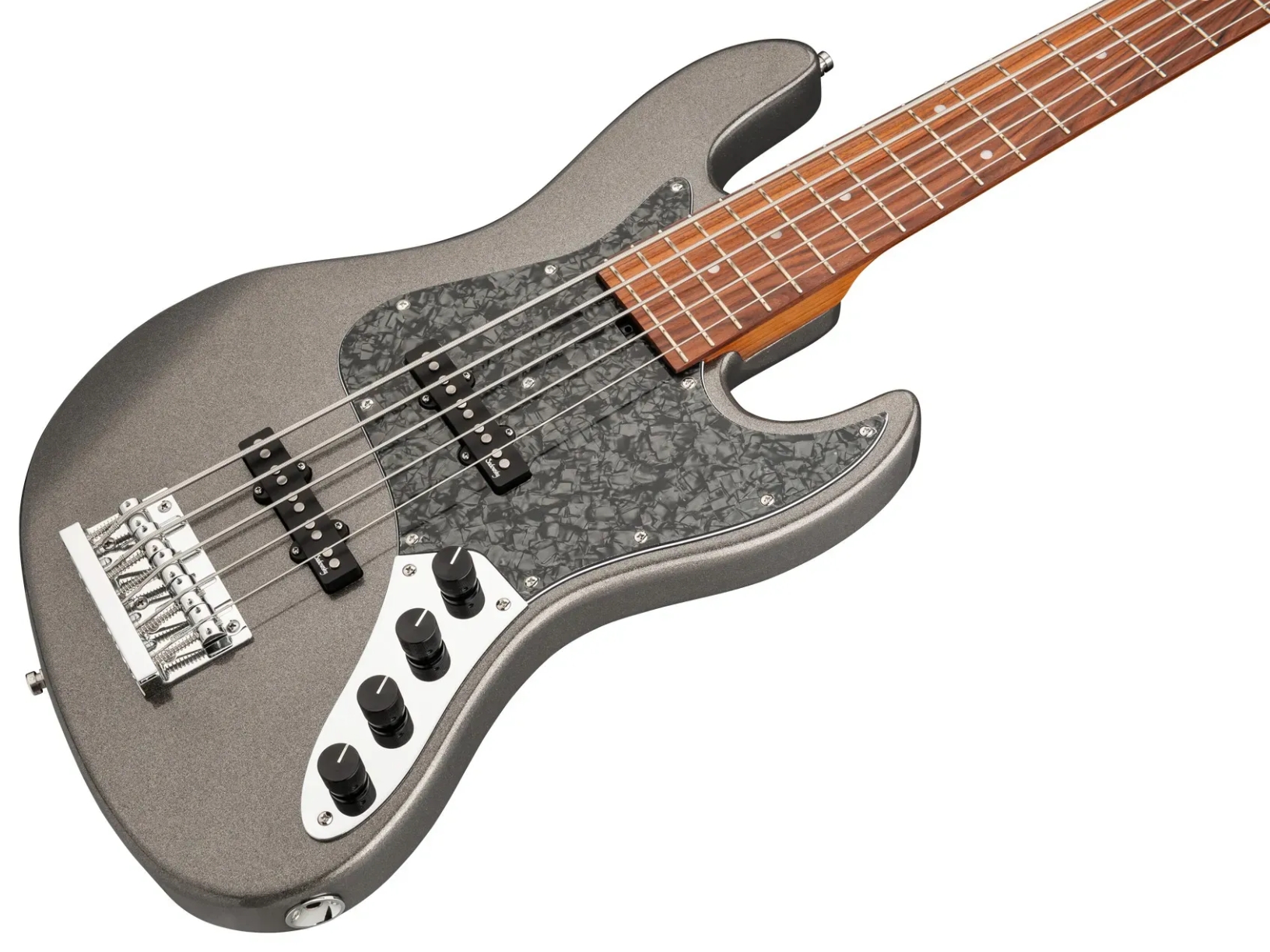 Sadowsky Vintage Jj Bass 21f 5c Metroexpress Mor - Silver Metallic - Solid body electric bass - Variation 2