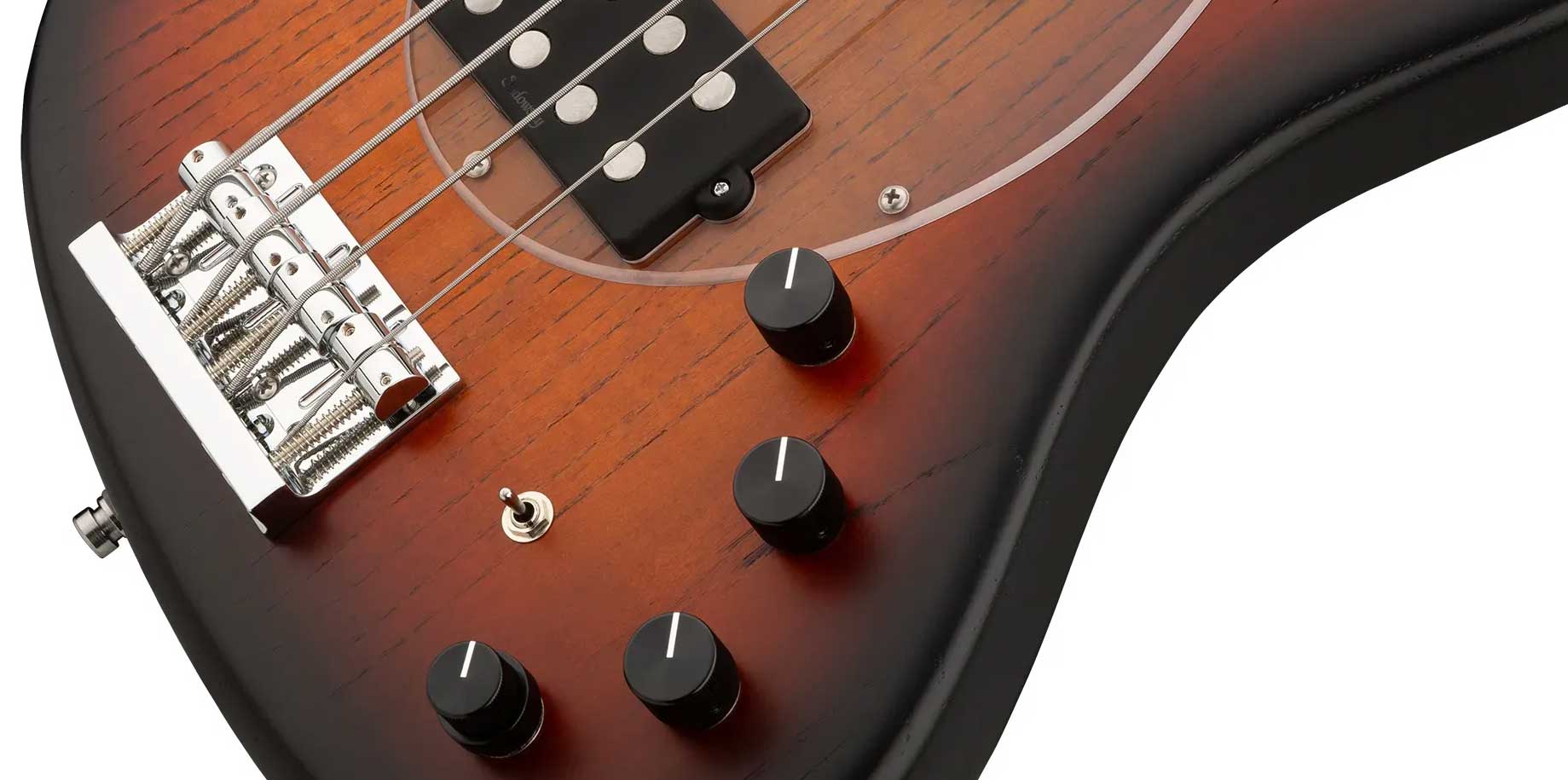 Sadowsky Vintage M/j Bass 21f Ash 4c Metroline All Active Mn - Almond Sunburst Trans. Satin - Solid body electric bass - Variation 3