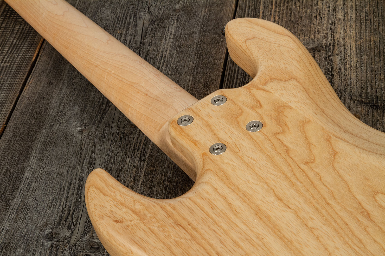 Sadowsky Vintage M/j Bass 21f Ash 5c Metroline All Active Mn - Natural Satin - Solid body electric bass - Variation 6