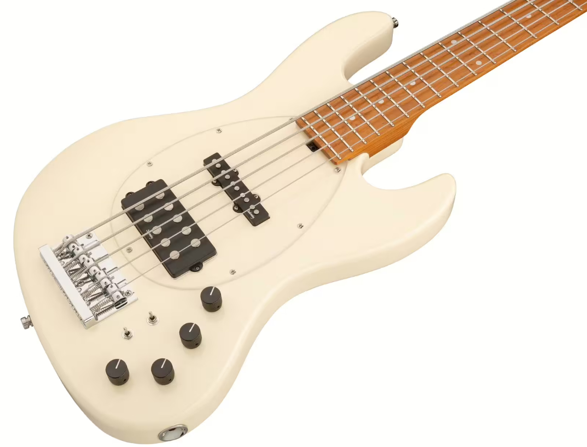 Sadowsky Vintage Mj Bass 21-fret Metroexpress 5c Mor - Olympic White - Solid body electric bass - Variation 2