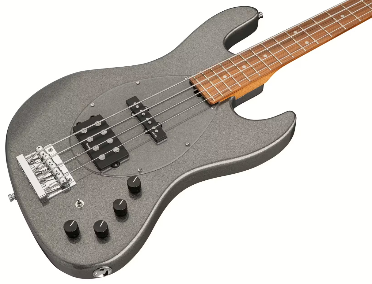 Sadowsky Vintage Mj Bass 21-fret Metroexpress Mor - Silver Sparkle - Solid body electric bass - Variation 2