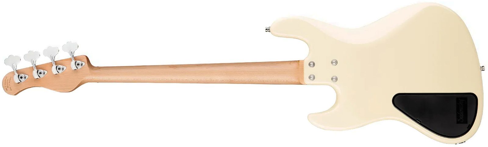 Sadowsky Vintage Mj Bass 21f Alder 4c Metroline All Active Mor - Olympic White - Solid body electric bass - Variation 1