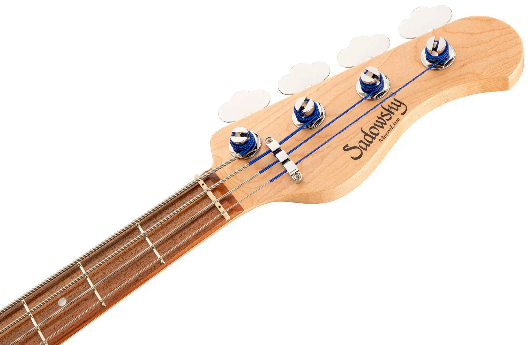 Sadowsky Vintage Mj Bass 21f Alder 4c Metroline All Active Mor - Bora Blue Burst Satin - Solid body electric bass - Variation 2