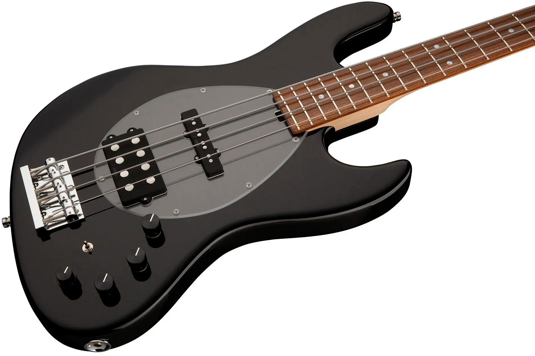 Sadowsky Vintage Mj Bass 21f Alder 4c Metroline All Active Mor - Solid Black - Solid body electric bass - Variation 2