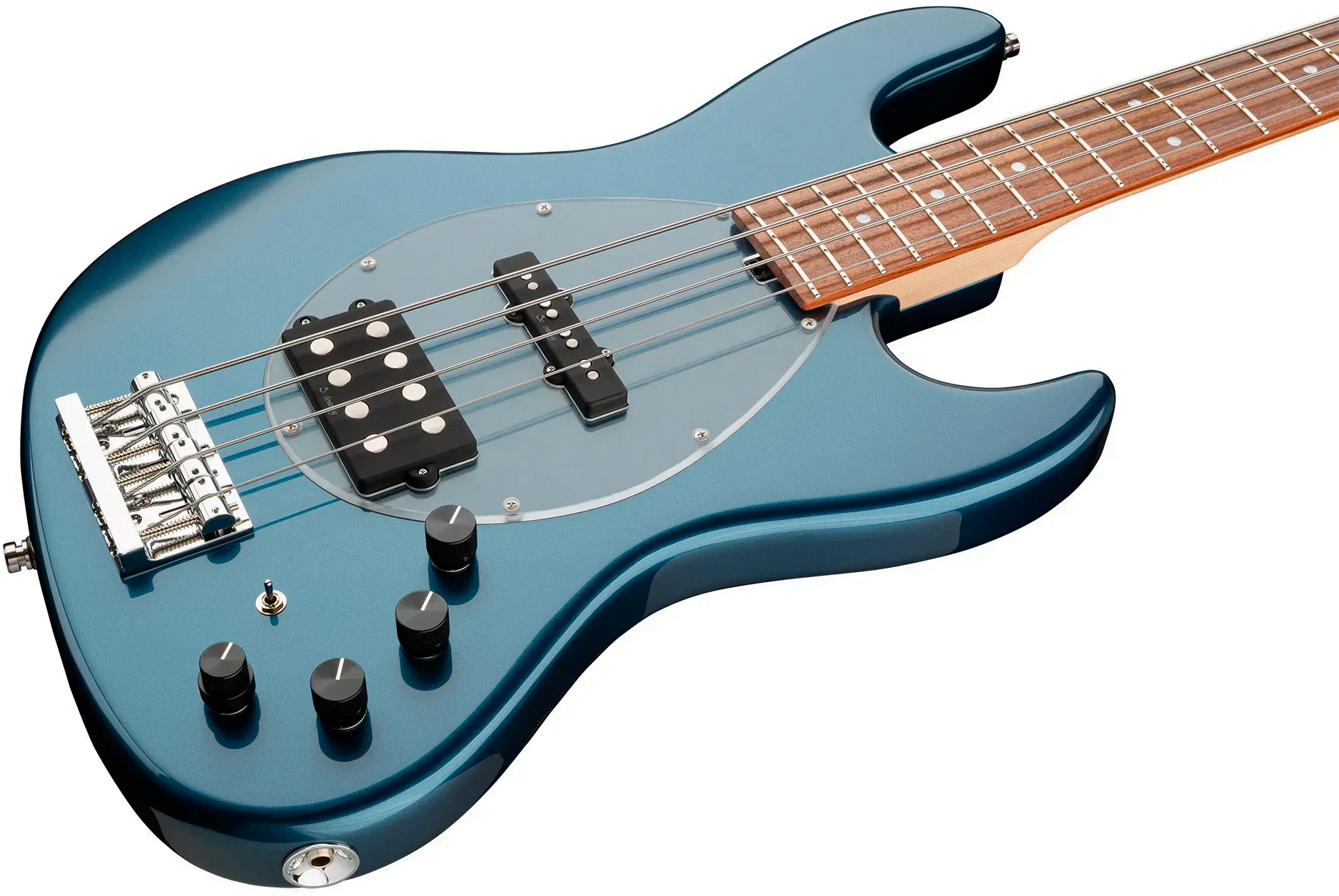 Sadowsky Vintage Mj Bass 21f Alder 4c Metroline All Active Mor - Dark Lake Placid Blue Metallic - Solid body electric bass - Variation 2