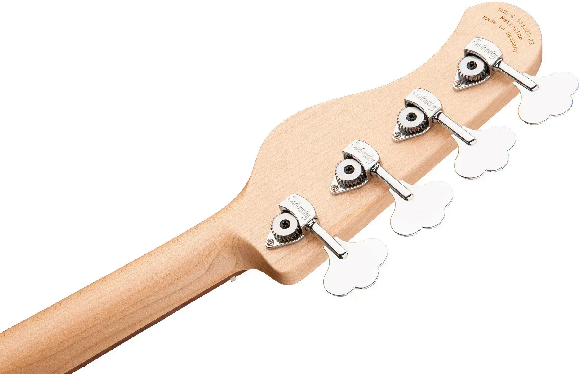 Sadowsky Vintage Mj Bass 21f Alder 4c Metroline All Active Mor - Solid Black - Solid body electric bass - Variation 4