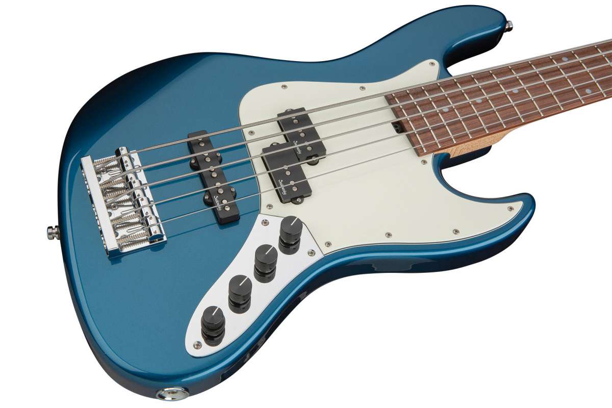 Sadowsky Vintage P/j Bass 21 Fret Alder 5c Metroline All Active Mor - Dark Lake Placid Blue Metallic - Solid body electric bass - Variation 2